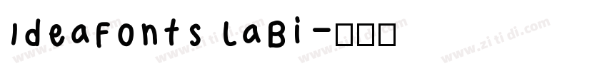 IdeaFonts LaBi字体转换